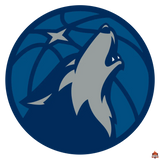Adhésif pour fan nba Minnesota_Timberwolves - Sticker