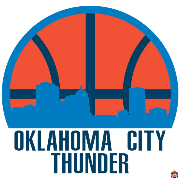Adhésif pour fan nba Oklahoma_city_thunder - Sticker
