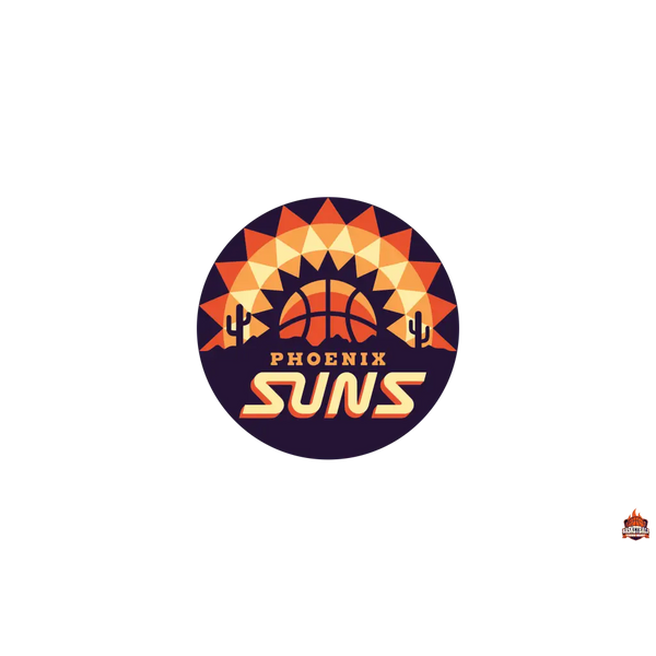 Autocollant de basket nba Phoenix_Suns - Sticker autocollant
