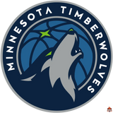 Autocollant logo nba Minnesota_Timberwolves - Sticker