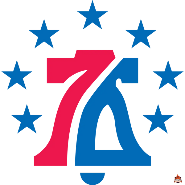 Autocollant logo nba Philadelphia_76ers - Sticker