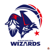 Sticker basket décor nba Washington_Wizards - Sticker