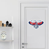 Sticker basket décor nba logo atlanta hawks