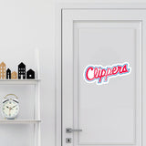 Sticker fan de basket nba logo LA Clippers