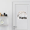 Sticker logo décoratif nba logo brooklyn nets