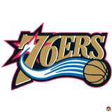 Sticker logo de nba Philadelphia_76ers - Sticker autocollant