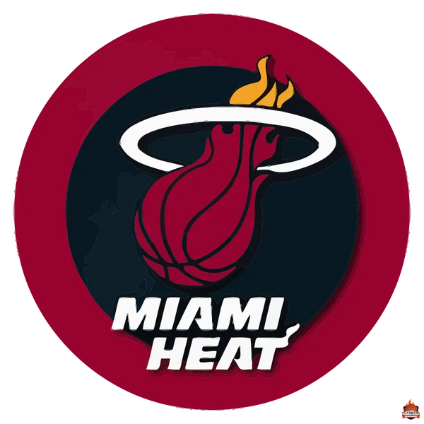 Sticker logo décoratif nba Miami_HEAT - Sticker autocollant