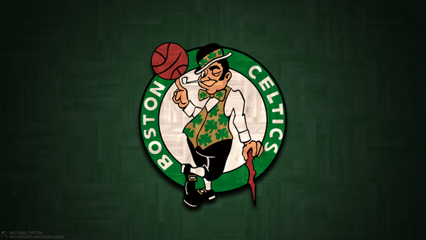 Papier Peint Basketball NBA - Logo Boston Celtics