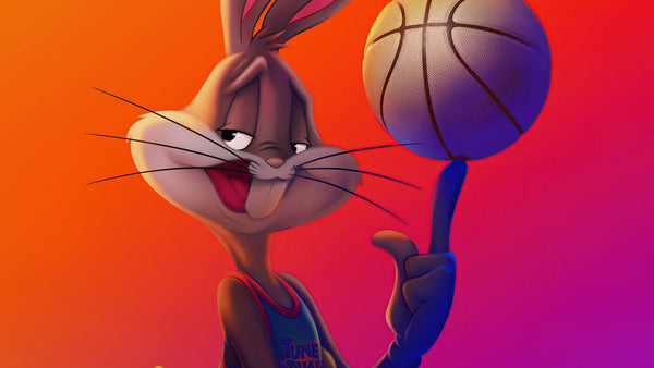 Papier Peint Basketball Space Jam 2 avec Bugs Bunny