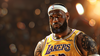 Papier Peint NBA Lakers - LeBron James - Basketball